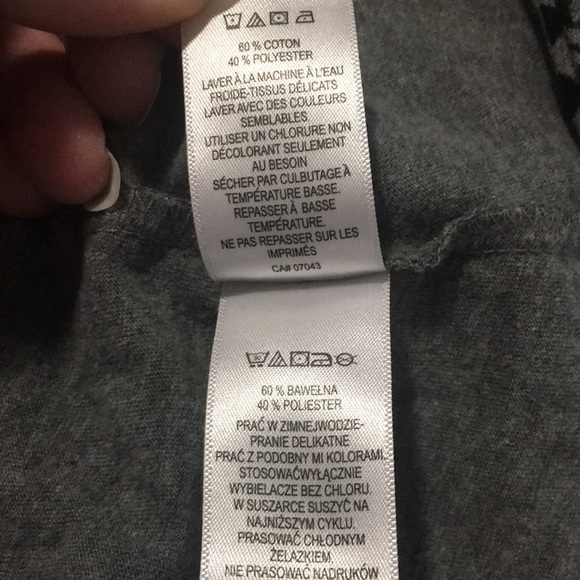 Dakini woman’s grey & black geometric lined dress w/cross cross straps size SP - Picture 9 of 9